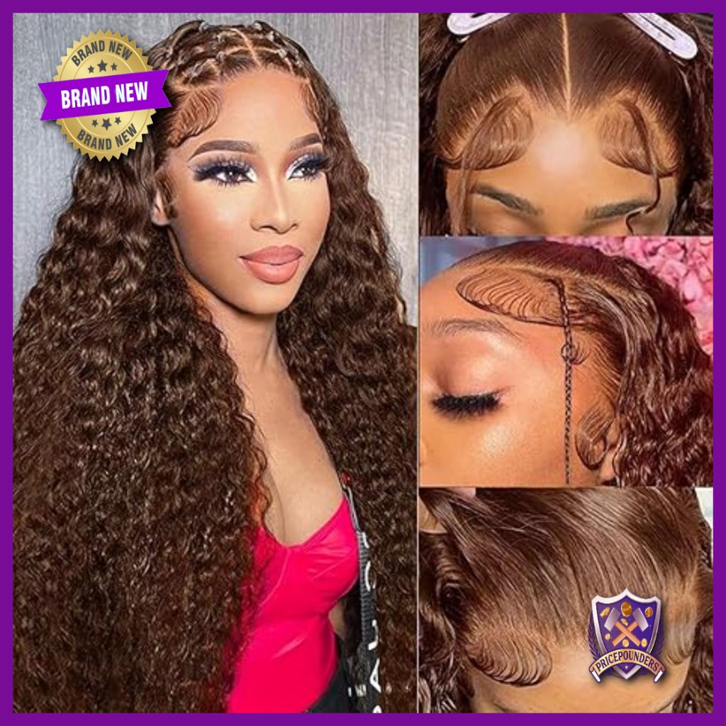 13x6 Hd Lace Front Wig 180% Density Deep Wave Human Hair 24 Inch